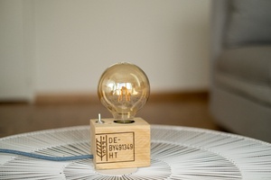 Lampe en cube, modèle 3