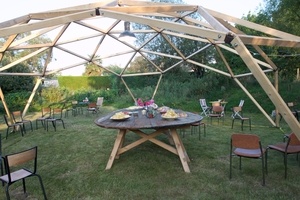 Dome Geodesique F4 ouvert