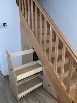 Aménagement sous escalier