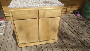 Meuble cuisine sur roulettes