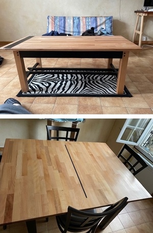 Duo de table pour le salon