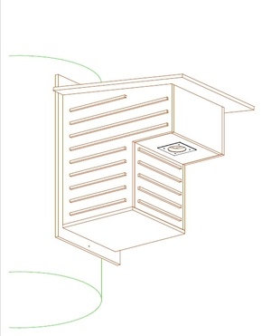 Grand nichoir à écureuil
