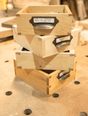 Boîtes pour le Garagelier