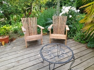 Fauteuils type Adirondack