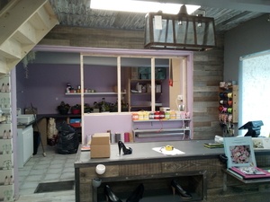 Habillage mur bois de palette