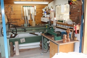 L'atelier du tourneur chantourneur