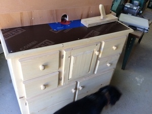 Ma defonceuse sous table