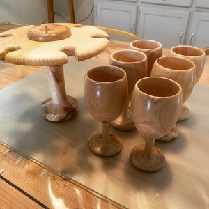 Verre à vin tournée