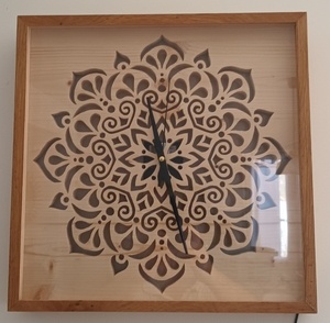 Horloge murale Mandala