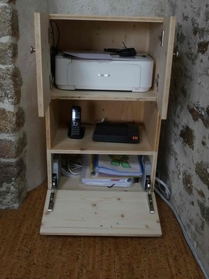 Meuble imprimante box