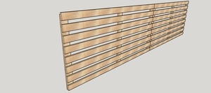 Rayon d'outillage avec éclairage indirect par bandes LEDS
