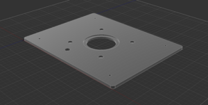 Plaque pour défonceuse Triton MOF001