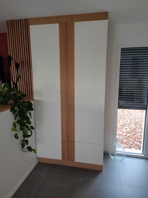 Placard d'entrée papier peint