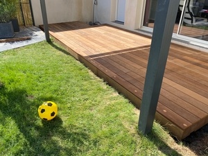 Terrase Itauba avec muralière