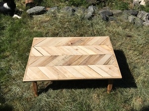 Table basse en palette