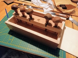 Boite à gouges de linogravure