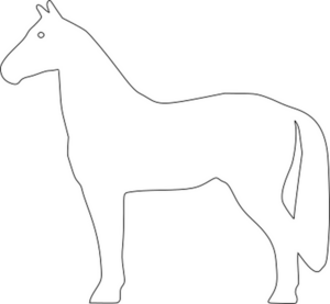 Chevaux à chantourner