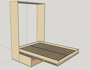 Lit Relevable avec Banquette