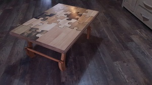 Table basse puzzle