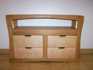 Meuble tv érable et chêne