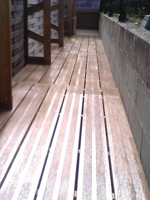 Coin repos en bois de récupération