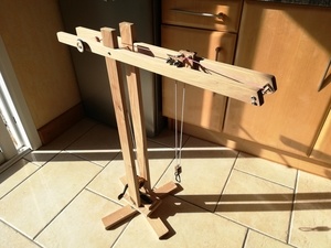 Une grue.