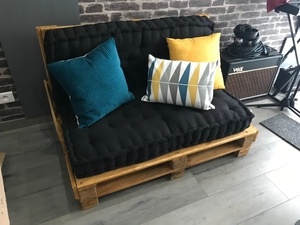 Canapé en bois de palettes