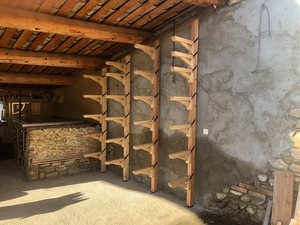 Rack à bois ajustable