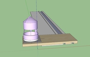 Gabarit défonceuse adapter sur rail scie plongeante