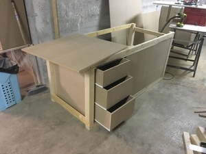 Etabli garage sur roulette