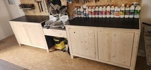 Banc de scie pour scie à onglet radiale