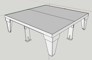 Module de scène 2m x 2m démontable