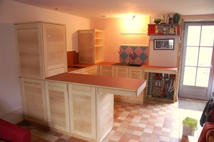 La petite cuisine en frêne