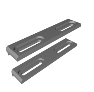 Rails guide parallèle réglables - OF1010 - Fichiers STL