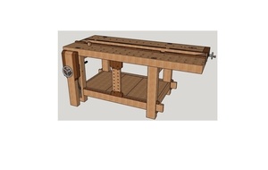 Etabli de type roubo grande largeur