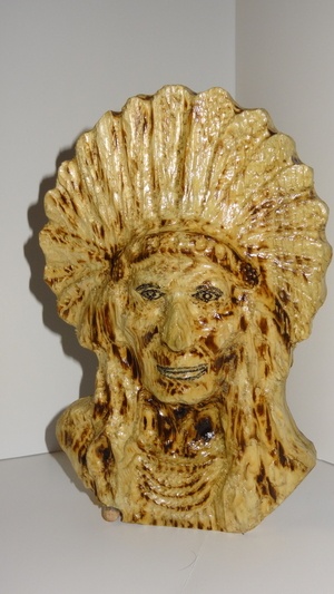 Tete  de chef amerindien