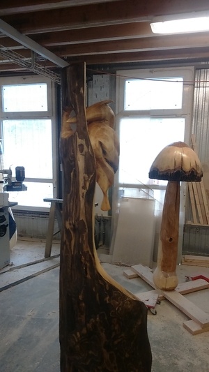 Sculpture à la tronçonneuse