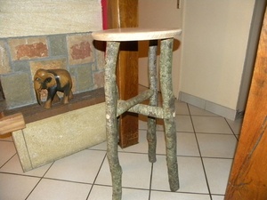 Tabouret de bar forestier