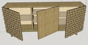 Enfilade quadrillée