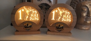 Trophées pour un tournoi de pétanque