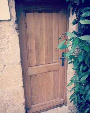 Porte en chêne