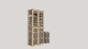 Garde manger/legumier et ses tiroirs/cagettes