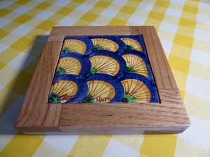 Dessous de plat avec carreau artisanal