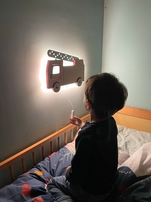 Lampe camion de pompier