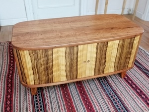 Table basse poirier et fraké