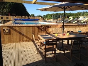 Piscine bois à Cesson