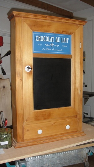 Armoire à épices en bois de palette...