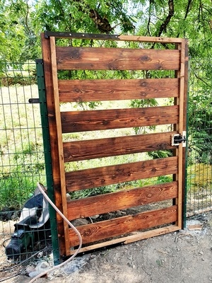 Portail Clôture Bois Récupération