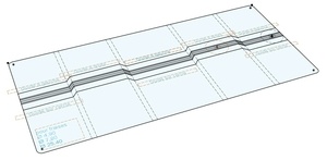 Gabarit pour guide de défonceuse Festool OF 1010