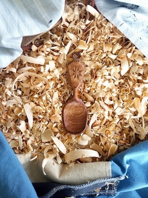 12ème cuillère de 2023 : Cuillère en bouleau cuite au four